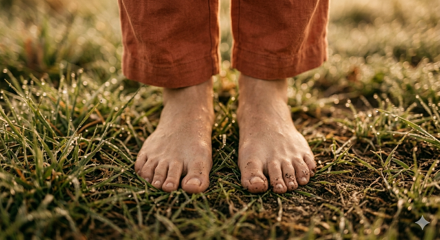 Ancrage, pieds sur la terre, nature